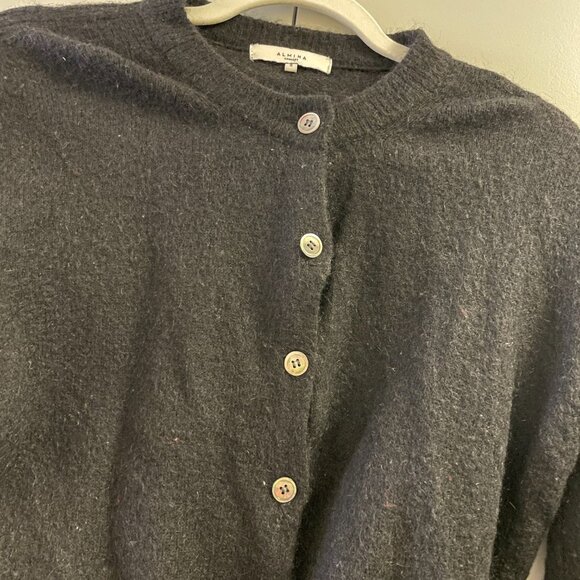 Almina Concept Classic Crew Wool Cardigan - Picture 8 of 10